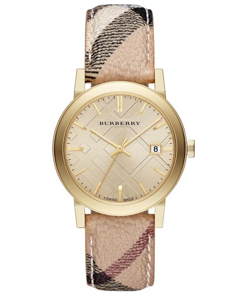 macy's burberry watch